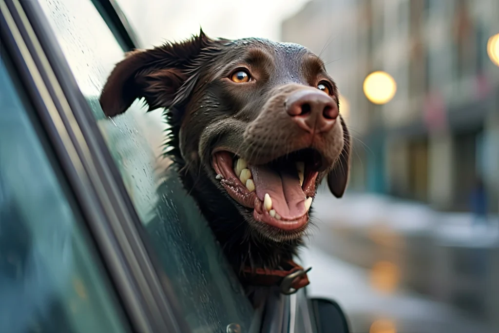 Dodge Durango Back Seat Cover for Chesapeake Bay Retrievers